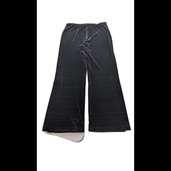 CDC Signature Collection Women's 7 BLACK Velvety STRETCH Beaded Dress Pants - Picture 9 of 10